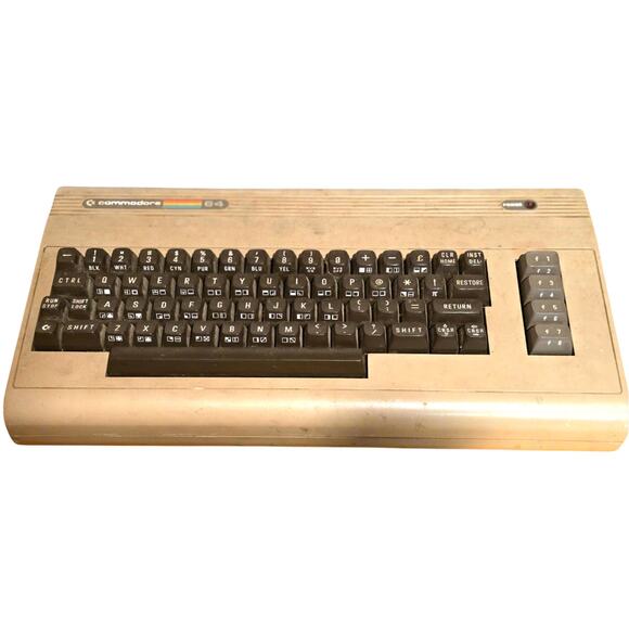 Vtg Commodore 64 C64 Computer Unit Only Keyboard - Picture 1 of 4